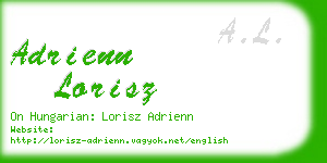 adrienn lorisz business card